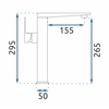 Смесител за умивалник Rea Levi черен висок - Допълнително 5% отстъпка с код REA5