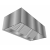 SNACK stainless steel wall hood type, series 900, 1000x900x450mm