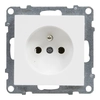 Socket 2P+Z - 16 A - 250 V~ - schroefklemmen, WIT SUNO