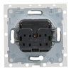 Socket 2P+Z IP44 - 16 A - 250 V~ - automatic terminals - with shutter, WHITE SUNO