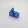 Socket for the series 55.32/55.34/85.02/85.04, modules 86.30, modules 99.02, screw terminals, DIN rail mounting 35mm, (plastic tip)