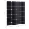 Solar panel, aluminum and protective glass, 80w