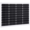 Solar panel, aluminum, glass, monocr., 50w