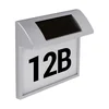 Solar wall lamp with house number LED ADDRESS LED 0,18W CW