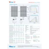 Solcellsmodul PV-panel 420Wp Trina Vertex S+ TSM-420 NEG9RC.27 N-typ Bifacial Dubbelglas Transparent Svart Ram Svart Ram