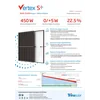 Solcellsmodul PV-panel 445Wp Trina Vertex S+ TSM-445-NEG9R.28 N-Type TOPCon Dubbelglas svart ram Svart ram