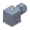 Solenoid valve coil plug IP67