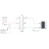 SOLIBUFFER Vertical standing buffer tank 130L without coil for heat pump