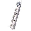 Solight surge protection, 150J, 5 sockets, 3m, white