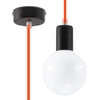 Sollux lampa wisząca Edison E27 pomarańczowa SL.0154