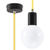 Sollux lampa wisząca Edison E27 żółta SL.0153
