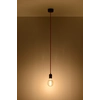 Sollux lampa wisząca Edison E27 żółta SL.0153