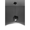 Sollux lampa wisząca Quad 1 GU10 czarna SL.0060