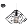 Sollux lampa wisząca Umberto E27 czarna SL.0294