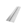 Solpanel aluminium miniskinne til trapezplade, sandwichpanel, lav, 13x90x400mm (uden EPDM og hul)