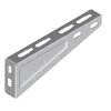 Soporte 100mm de acero galvanizado 210x73mm para fijación de canal de cables metálico a la pared