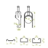 Soporte de cable de gancho UKZ1/UKZO1/16-22 E90