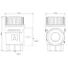 Soupape de sécurité HAV704 1/2" x 3/4" 6 bar pour eau chaude sanitaire. - Ministère de l'Intérieur