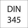 Spirálový vrták DIN345 TypN HSS broušený, stopka Morse - 32 mm