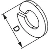 Spring washer for connecting elements of photovoltaic constructions.PS8E.OPK =100 PCS