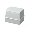 Square applied box 190x140x140mm IP56 high for distribution junction ABS UV resistance without grommets smooth edges