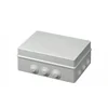 Square applied box 300x220x120mm IP55 for distribution junction ABS UV resistant with plugs