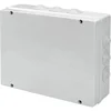 Square applied box 380x300x120mm IP55 for distribution junction ABS UV resistant with plugs