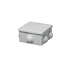 Square applied dose 80x80x40mm IP44 for distribution junction ABS UV resistant lid closing by pressing