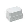 Square junction box made of deep ABS plastic 210x140x140mm IP67 IK06