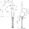 Stående krom tvättställskran Ideal Standard Ceraplan III B0708AA