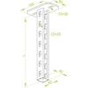 Staffa a soffitto WPCW/WPCO300N E90