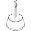 Staffa in cemento con estensione H=16cm Z-zag./B/ TIPO AN-11H