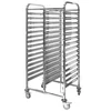 Stainless Steel Catering Trolley for Trays 74x55x170