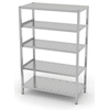 Stainless Steel Gastronomic Draining Shelf 100x40x180 Polgast Adjustable Shelves 357104