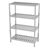 Stainless Steel Gastronomic Shelf 100x40x180 Grating Polgast 354104