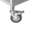 Stainless Steel Transport Cart Lockable for GN Containers 38x55x90