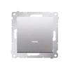 Stair switch with LED backlight 10 AX, silver matt Simon54