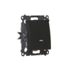 Stair switch with LED backlight (module)10AX, 250V~, quick couplers, black matt Simon54