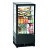 Stalp pentru vitrine frigorifice 78l 4-Poziomy Bartscher negru 700277G