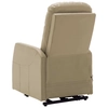 Standing massage chair, cappuccino color, faux leather