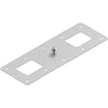 Steel mounting plate for flat roof SPM1