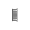 Стълба радиатор STICK 500X1110 530W, долна връзка, интервал=470mm, цвят: черен мат(c31)