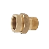 STRAIGHT BRASS COUPLING 1'' O-RING SEAL