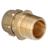 Straight connector, STANDARD 18 x 3/4 CONEx external thread