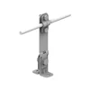Straight rebate holder H=14,5cm Z-screw /OG/ TYPE AN-10A/OG/