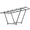 Structura carport auto, Todome, Model 02, 1 loc, Kov, Gri antracit, 5260 x 3249 x 2970