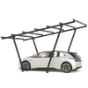 Structura carport auto, Todome, Model 02, 1 loc, Metal, Gri antracit, 5260 x 3249 x 2970