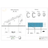 Structure de support 1000 panneaux photovoltaïques kW 550 w