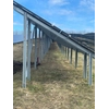 Structure de support 1000 panneaux photovoltaïques kW 550 w