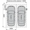 Sunfer autóbeálló PR1CC6 | 6 Parkolóhelyek | Beleértve a fémlemezt